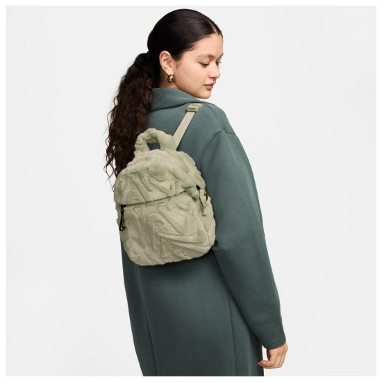 Nike Τσάντα πλάτης Sportswear Futura Faux Fur Mini Backpack Nike Τσάντα πλάτης Sportswear Futura Faux Fur Mini Backpack